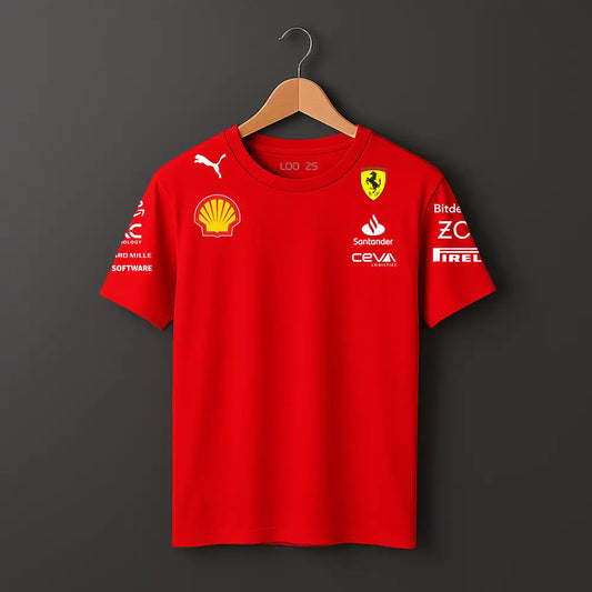 Scuderia Ferrari Sainz T-Shirt | F1 Racing Tee –