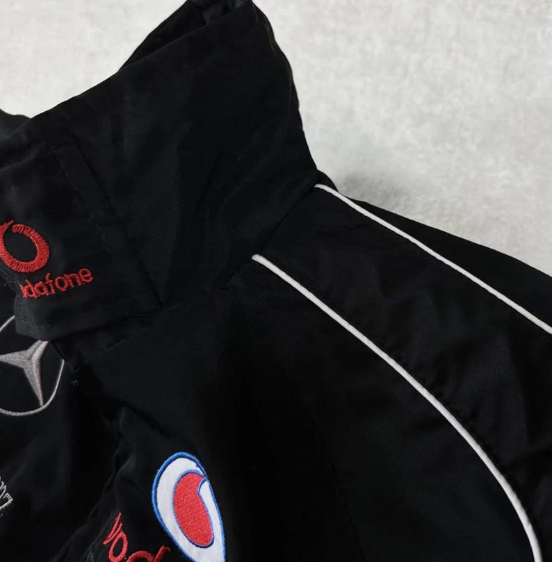 Mercedes-Benz Santander Vintage Racing Jacket – Black Edition