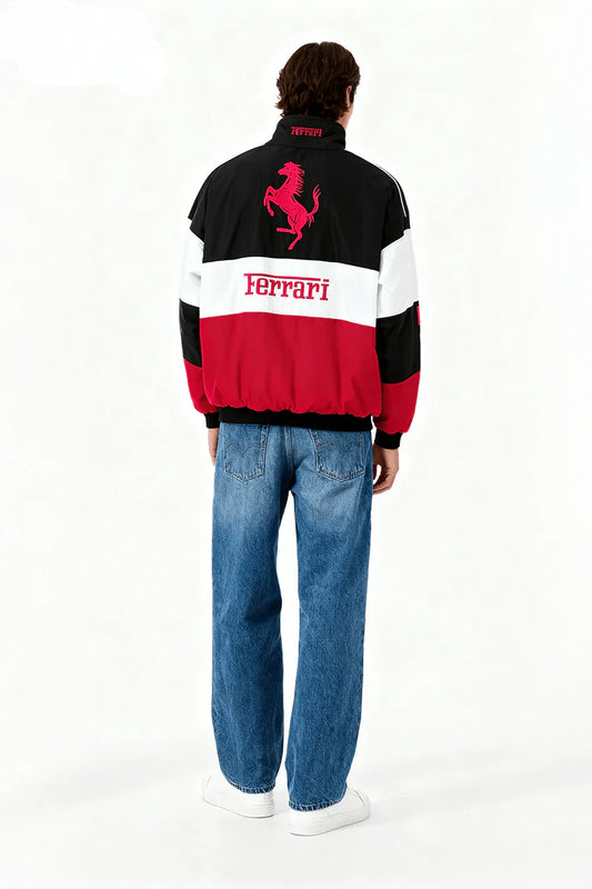Ferrari F1 Racer Jacket -( White )